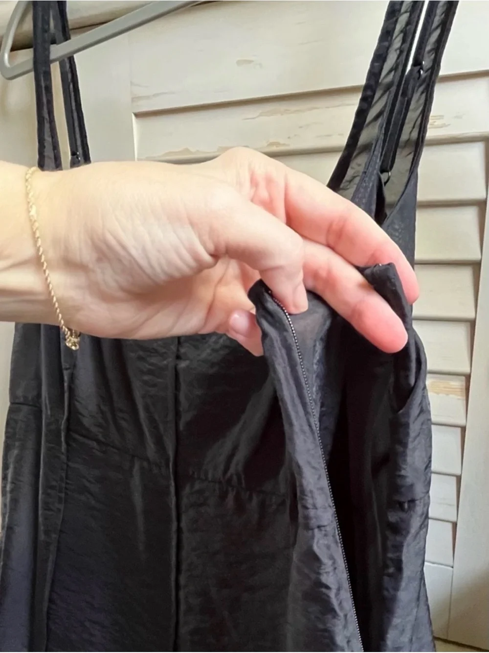NWT J Crew Black Sheer Organza Slip Dress Size 12